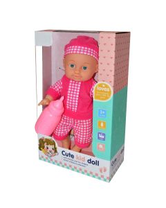Doll with Baby Bottle Set 2 Pieces