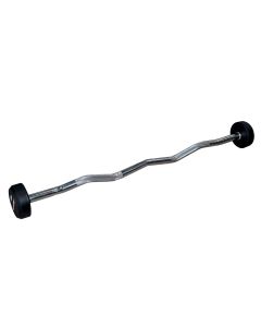 Miracle Fitness Rubber Barbell 10 kg