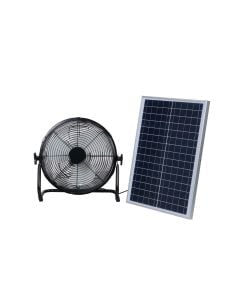 Lightsource Floor Fan with Solar Panel Black 40x42 cm SLK04-FAN