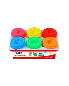 Foska Play Dough Set 6 Pieces MD7004