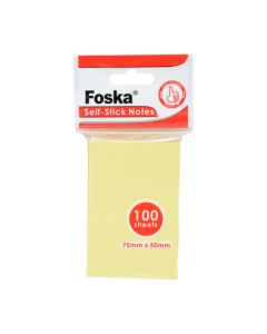 Foska Sticky Notes 100 Sheets 7.5x7.5 cm G3020