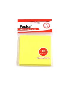 Foska Sticky Notes 100 Sheets 7.5x7.5 cm G3030-1