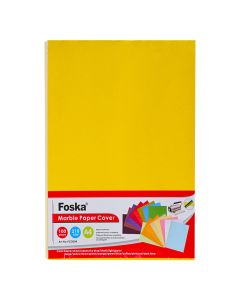 Foska A4 Marble Cardboard Cover Cream 210 GSM 100 Sheets