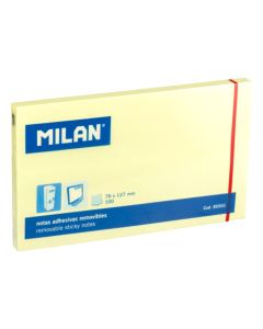 Milan Sticky Notes 100 Sheets Yellow 12.7x7.6 cm 85501