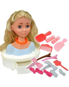 Styling Doll Head Playset 17 Pieces