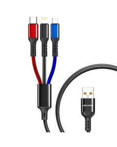 Awei 3 in 1 USB Kabel 1.2 m CL-971