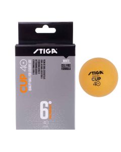 Stiga Table Tennis Balls Set Orange 6 Pieces