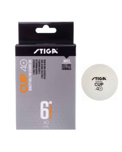 Stiga Table Tennis Balls Set White 6 Pieces