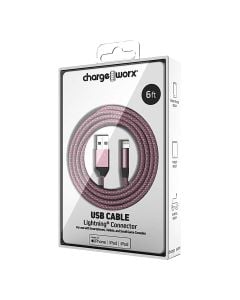 Chargeworx Lightning USB Kabel Rose Goud CHA-CX4858RG