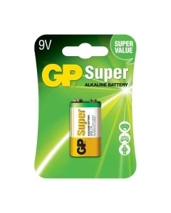 GP Super Alkaline Battery 9 volt GP-1604A-5U1