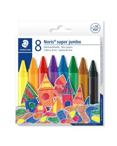 Staedtler Noris Super Jumbo Wax Crayons 8 Pieces 226NC8