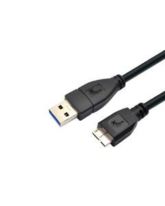 Xtech USB 3.0 A-Male naar Micro-USB B-Male Kabel Zwart 90 cm XTC-365