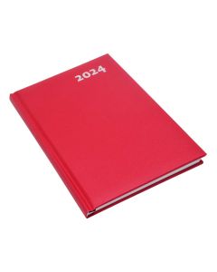 Weekly Agenda 2024 Red 21x14 cm