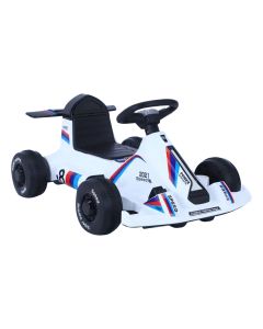 Wonder Baby Oplaadbare Go Kart Kinder Auto Wit 72x50x34 cm