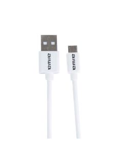 AIWA 2.0 USB A-Male naar Micro USB Kabel Wit 1.5 m AWP17121W