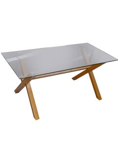 Coffee Table With Glass Tabletop 852-SM0021RS