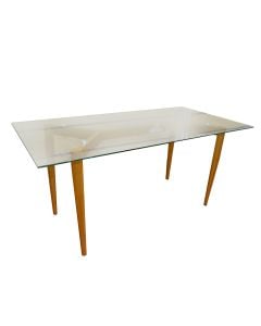 Coffee Table With Glass Tabletop 852-AB093D