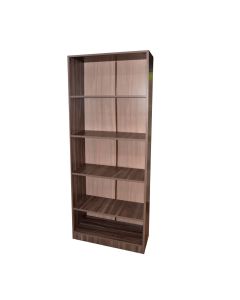 Bookcase with 5 Shelves Dark Brown 856-ME41410005