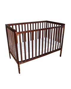 Baby Crib Brown WB756ESPRESS 135x76x100 cm