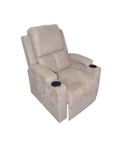 Recliner Chair Light Brown 90x80x98 cm 857-0494353