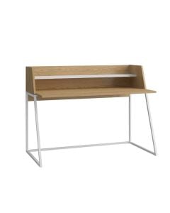 Desk Oak & White 121x62x99 cm P2083-0009