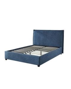 Bed King Size Blue 217x214x119 cm P2073-0047