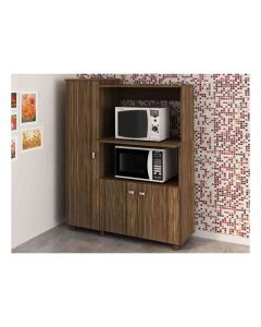 Kitchen Cabinet with 3 Doors Nogal 119x96.5x32 cm 856-BL33100006