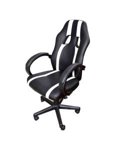 Gaming Chair Black & White P2075-0006