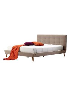 Bed Queen Size Beige 223x182x99 cm JY-576-Q