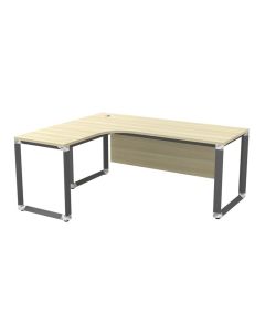 Computer Table L-Shape Boras Ash 150x70x75x60 cm OWL1515(L)-BA