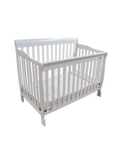Baby Bed White 135.5x84x110 cm WB1660-W