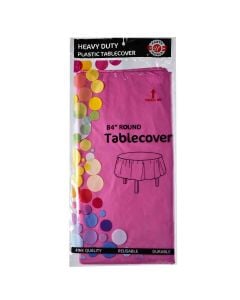 Tablecloth Round Pink 2.13 m