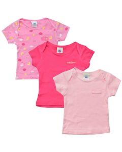 Bebe Crece Baby Girls T-Shirt Set 3 Pieces 0-18 M