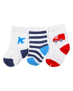Bebe Crece Baby Jongens Sokken Set 3 Paar 3-4.5M