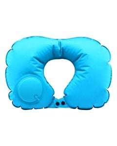 Inflatable Neck Pillow Blue 38.5x29 cm