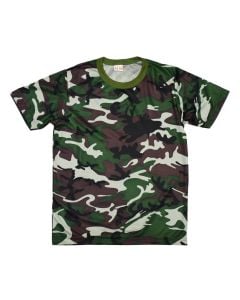 Heren Camouflage Korte Mouw T-Shirt Maat M-L
