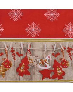 Stretchy Christmas Printed Polyester Fabric