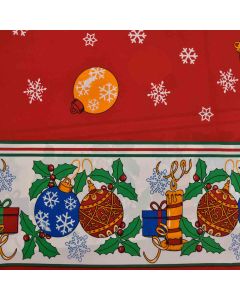 Stretchy Christmas Printed Polyester Fabric