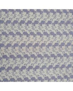 Embroidered Tulle Fabric Purple Width 1.35 m