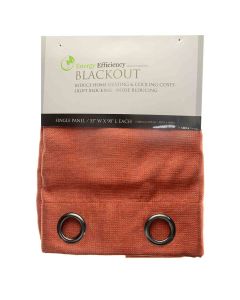 Blackout Curtain With Rings 140x229 cm